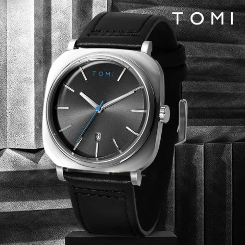 Men's Fashion Square Watch – Minimalist Business Quartz Timepiece with Elegant Design - Himpall