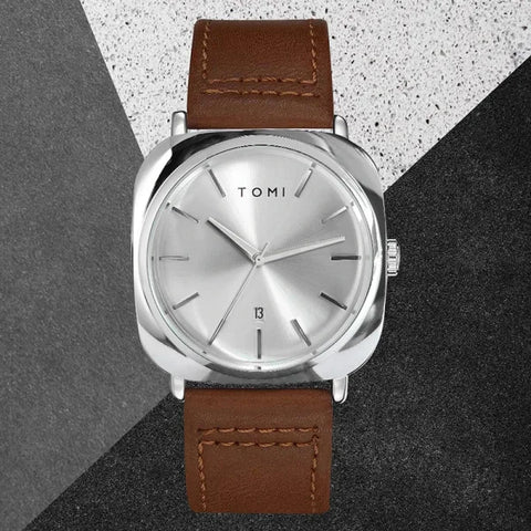 Men's Fashion Square Watch – Minimalist Business Quartz Timepiece with Elegant Design - Himpall
