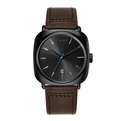 Men's Fashion Square Watch – Minimalist Business Quartz Timepiece with Elegant Design - Himpall