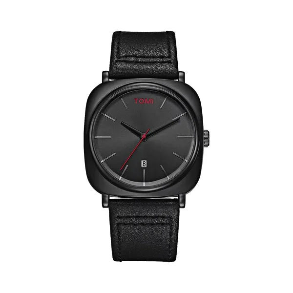 Men's Fashion Square Watch – Minimalist Business Quartz Timepiece with Elegant Design - Himpall