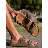 Men’s Fashionable Slippers for Home and Outdoor Waterproof Non-Slip Slip-On Fashionable Versatile Slippers