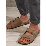 Men’s Fashionable Slippers for Home and Outdoor Waterproof Non-Slip Slip-On Fashionable Versatile Slippers