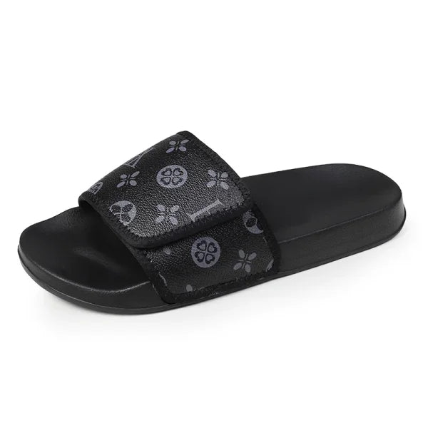 Men's Genuine Leather Sandals - Comfortable Summer Flip Flops & House Slippers - Himpall