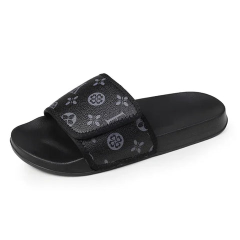 Men's Genuine Leather Sandals - Comfortable Summer Flip Flops & House Slippers - Himpall