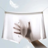Men’s Ice Silk Boxer Briefs 10 Pcs Seamless Ultra-thin Breathable Style