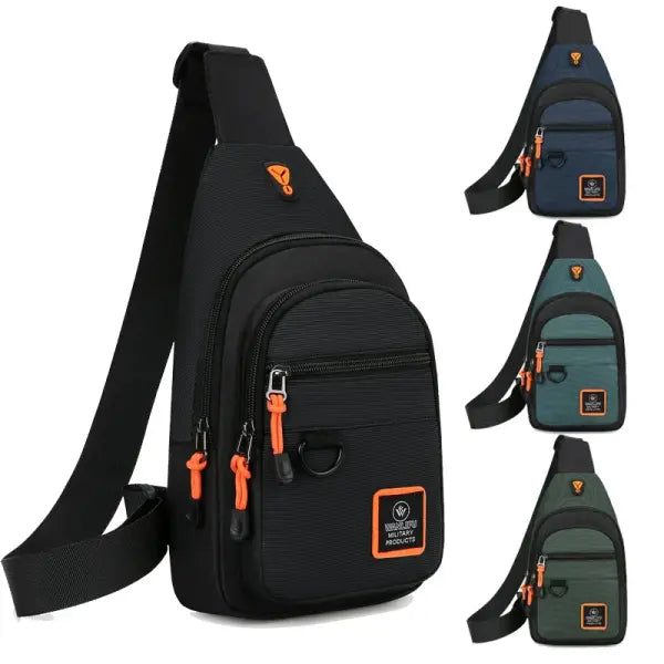 Waterproof Leisure Outdoor Hiking Bike Shoulder Bag with Silt Pocket