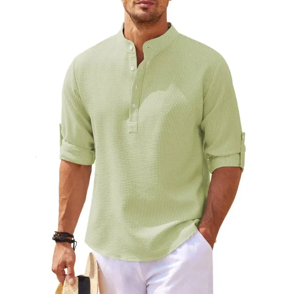 Men’s long sleeve shirt - Green / 2XL