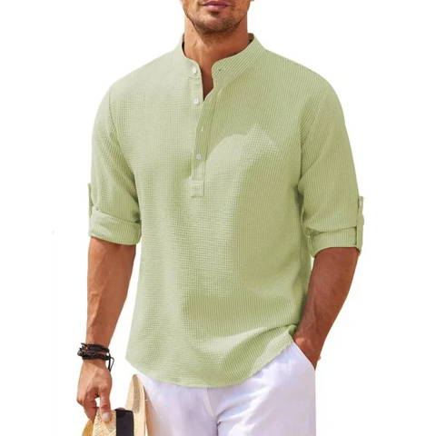 Men’s long sleeve shirt - Green / 2XL