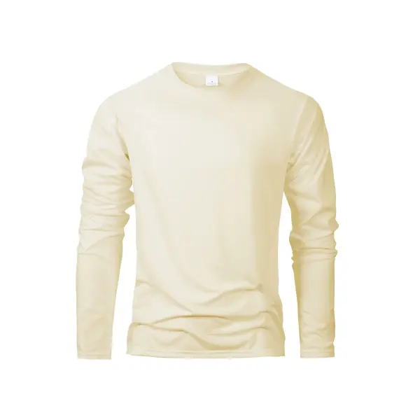 Men’s Athletic Long Sleeve T-Shirt - Performance Moisture-Wicking Sports Tee - Comfortable Versatile Training Top