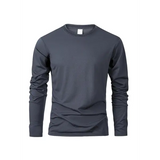 Men’s Athletic Long Sleeve T-Shirt - Performance Moisture-Wicking Sports Tee - Comfortable Versatile Training Top