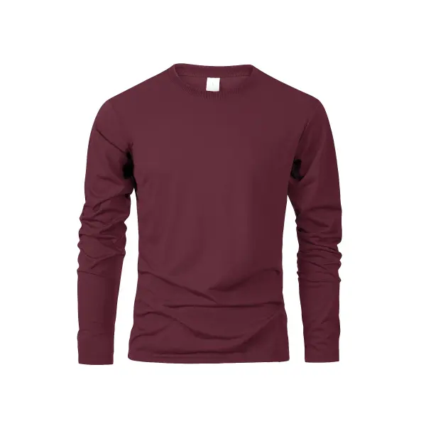 Men’s Athletic Long Sleeve T-Shirt - Performance Moisture-Wicking Sports Tee - Comfortable Versatile Training Top