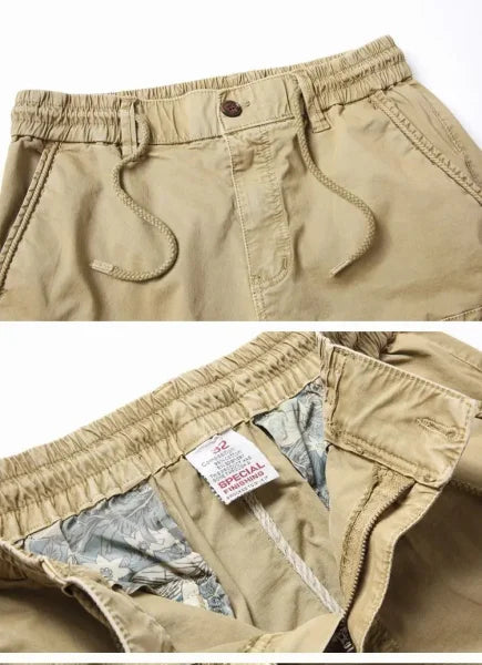 Men's Military Tactical Cargo Pants - Washed Streetwear Overalls - Himpall