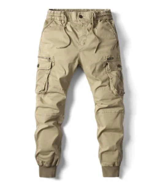 Men's Military Tactical Cargo Pants - Washed Streetwear Overalls - Himpall