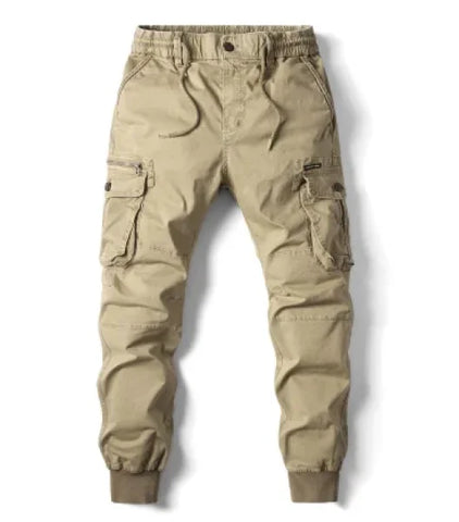 Men's Military Tactical Cargo Pants - Washed Streetwear Overalls - Himpall