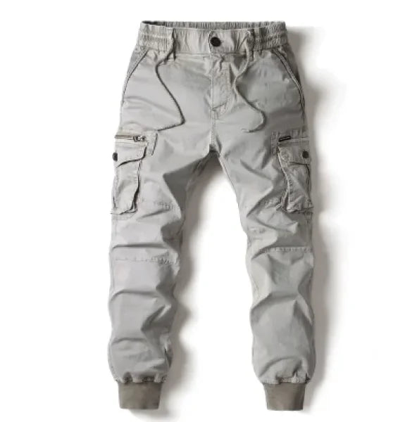 Men's Military Tactical Cargo Pants - Washed Streetwear Overalls - Himpall