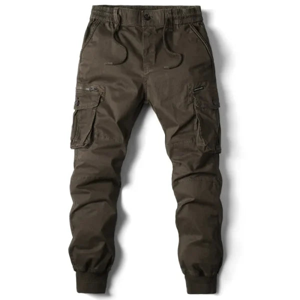 Men's Military Tactical Cargo Pants - Washed Streetwear Overalls - Himpall