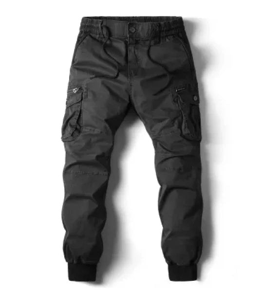 Men's Military Tactical Cargo Pants - Washed Streetwear Overalls - Himpall