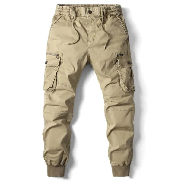 Men's Military Tactical Cargo Pants - Washed Streetwear Overalls - Himpall