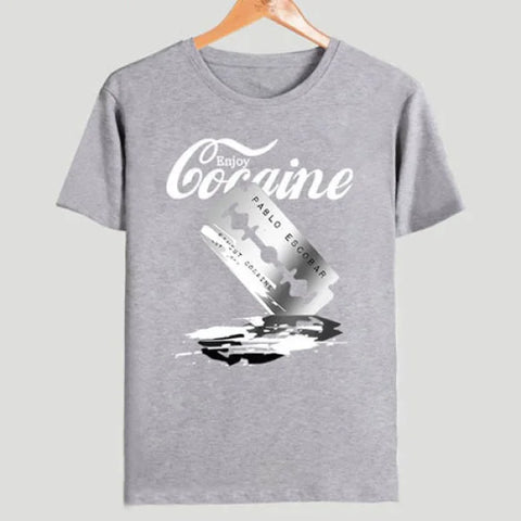 Men's Plus Velvet Short Sleeve T-Shirts with High Collar in XXL and XXXL - Himpall