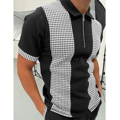 Men’s Polo Shirt Men Solid Polo Shirts Brand Men Short-Sleeved Shirt Summer Shirt Man Clothing - 14Style / 2XL