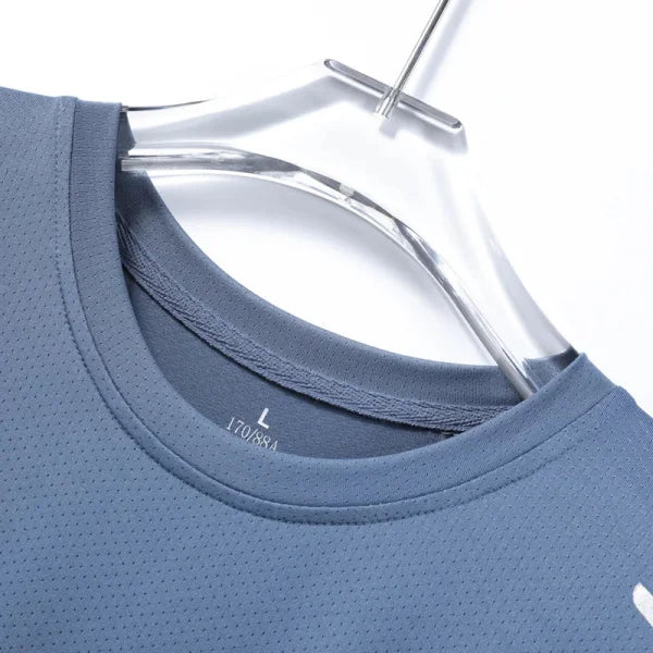 Men's Quick-Drying Running T-shirt - Breathable Hiking & Fishing Outdoor Tee - Himpall