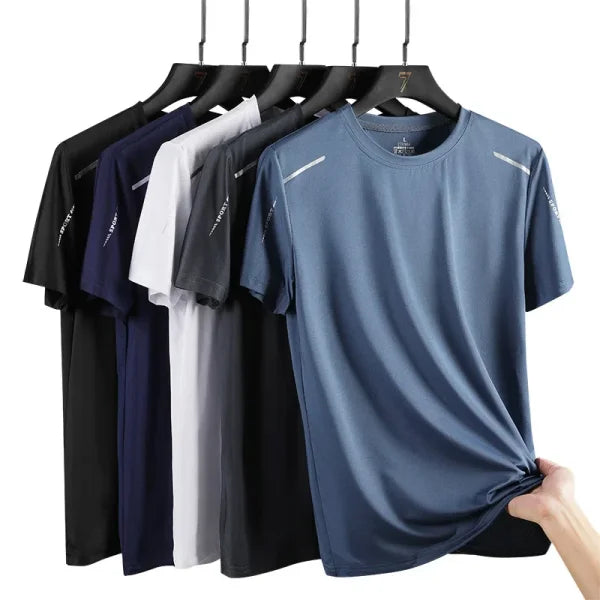 Men's Quick-Drying Running T-shirt - Breathable Hiking & Fishing Outdoor Tee - Himpall