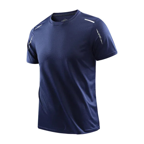 Men's Quick-Drying Running T-shirt - Breathable Hiking & Fishing Outdoor Tee - Himpall