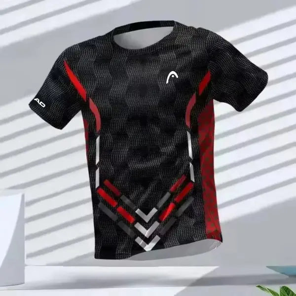 Men’s Quick-Drying Short Sleeve Tops Breathable Running Tees - 150TX26512058 / XXS