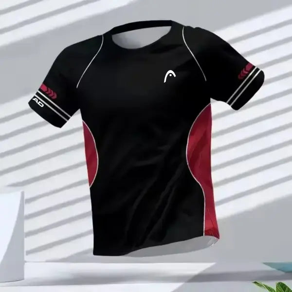 Men’s Quick-Drying Short Sleeve Tops Breathable Running Tees - 150TX26512056 / XXS