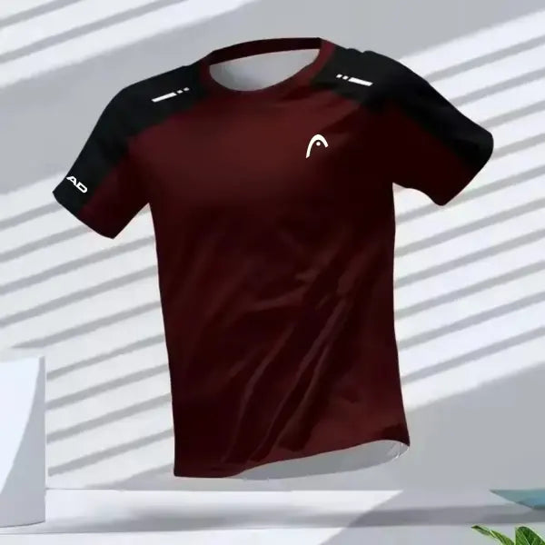 Men’s Quick-Drying Short Sleeve Tops Breathable Running Tees - 150TX26512043 / XXS