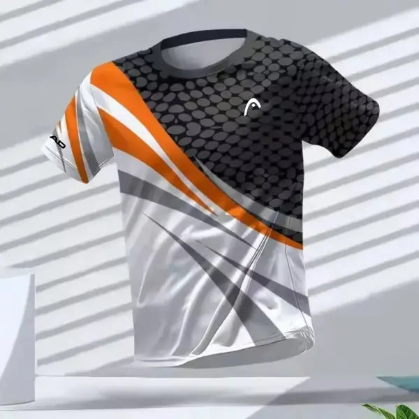 Men’s Quick-Drying Short Sleeve Tops Breathable Running Tees - 150TX26512053 / XXS