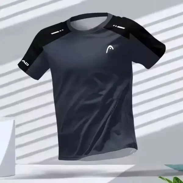 Men’s Quick-Drying Short Sleeve Tops Breathable Running Tees - 150TX26512048 / XXS