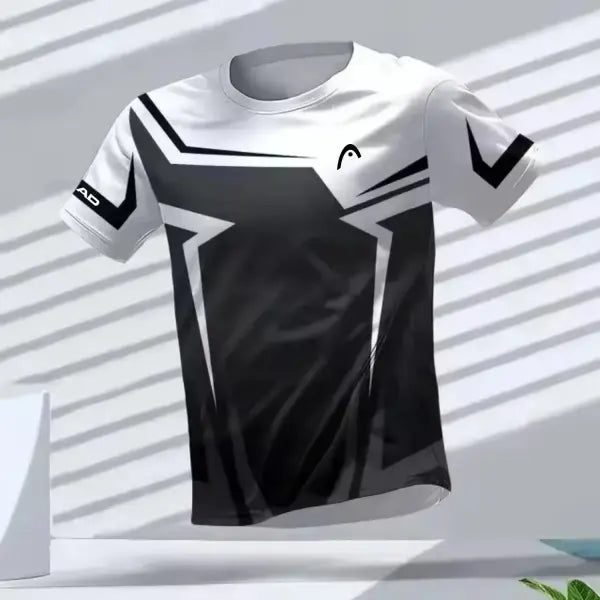 Men’s Quick-Drying Short Sleeve Tops Breathable Running Tees - 150TX26512060 / XXS