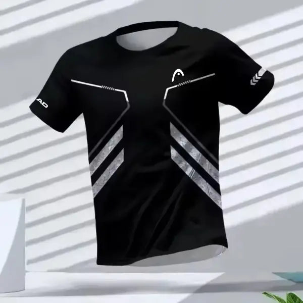 Men’s Quick-Drying Short Sleeve Tops Breathable Running Tees - 150TX26512046 / XXS