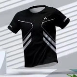 Men’s Quick-Drying Short Sleeve Tops Breathable Running Tees - 150TX26512046 / XXS