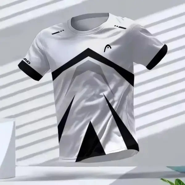 Men’s Quick-Drying Short Sleeve Tops Breathable Running Tees - 150TX26512051 / XL