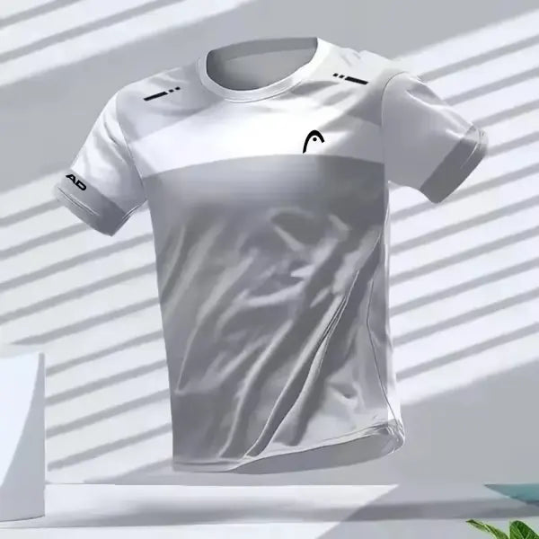 Men’s Quick-Drying Short Sleeve Tops Breathable Running Tees - 150TX26512044 / XXS