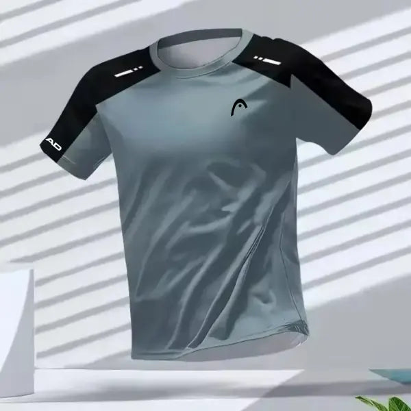 Men’s Quick-Drying Short Sleeve Tops Breathable Running Tees - 150TX26512057 / M