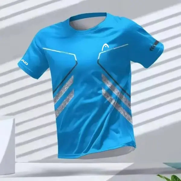Men’s Quick-Drying Short Sleeve Tops Breathable Running Tees - 150TX26512061 / XXS