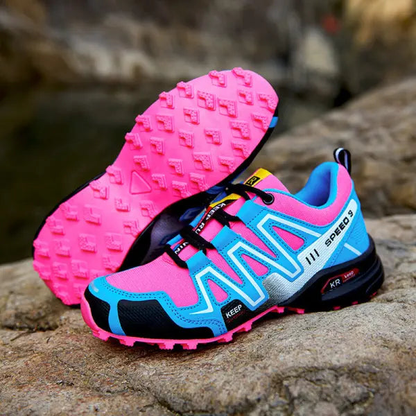 Men’s Rose Red Hiking Boots – Versatile Off-Road Trail Running Shoes - 908 Rose Red Moon / 36