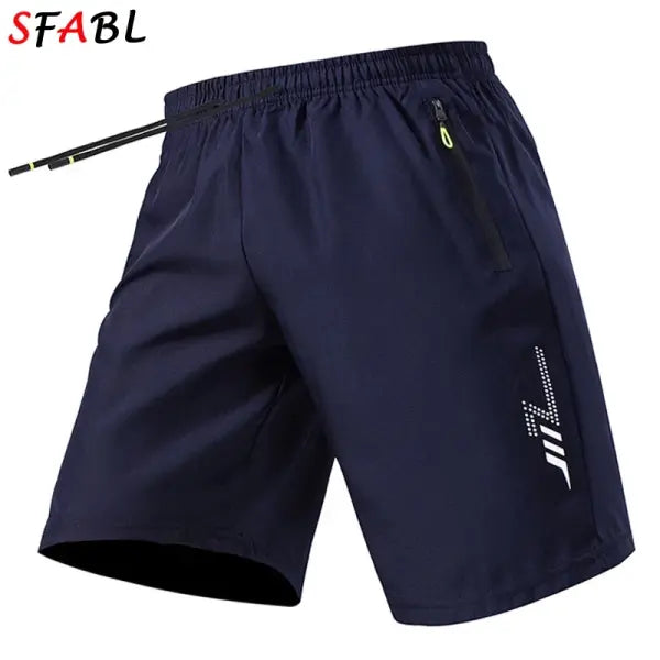 Men’s Short Pants Quick Dry Breathable Running Shorts - M / Dark Blue 002