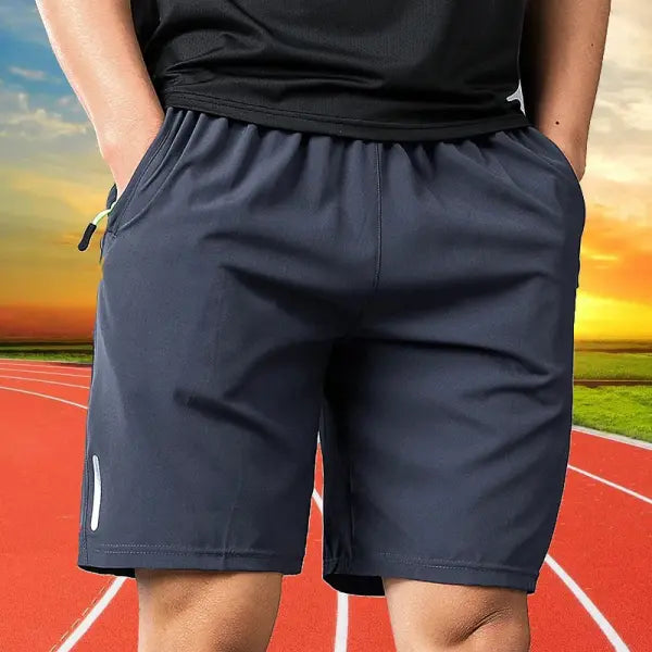 Men’s Short Pants Quick Dry Breathable Running Shorts - M / Dark Gray 001