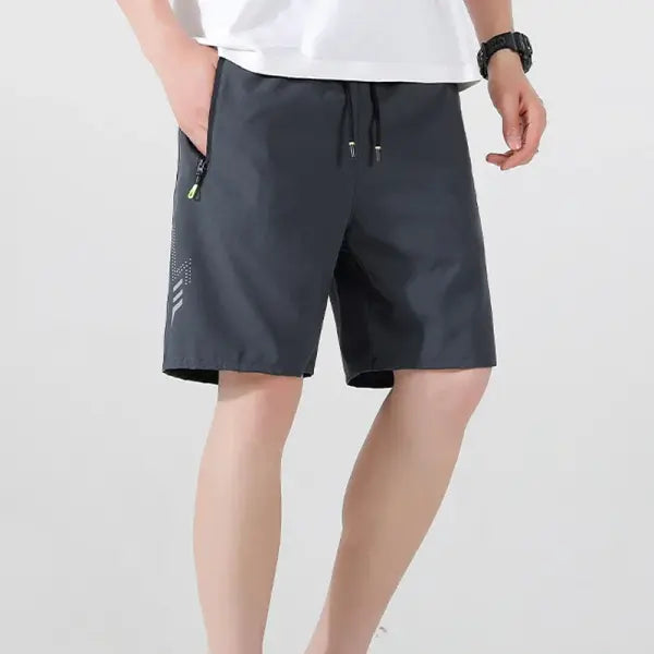Men’s Short Pants Quick Dry Breathable Running Shorts - M / Dark Gray