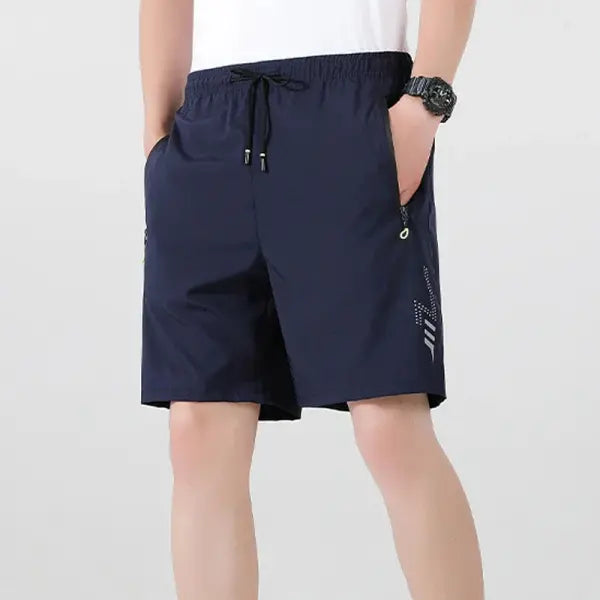 Men’s Short Pants Quick Dry Breathable Running Shorts - XL / Dark Blue