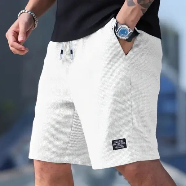 Mens Shorts Casual Textured Breathable Athletic Daily Wear