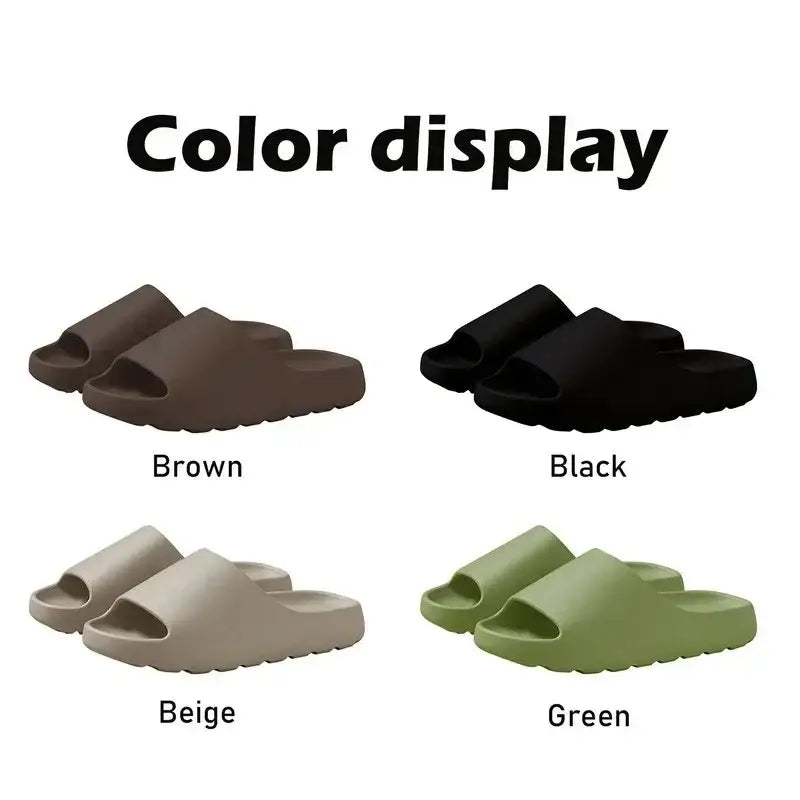 Men’s Slippers EVA Soft Thick Soled Summer Fashion Slippers & Women’s Yeezys Slides Beach Sandals