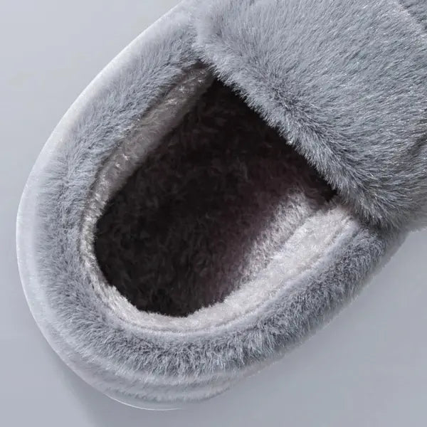 Men’s & Women’s Winter Plush Slippers – Non-Slip Warm Home Shoes Big Sizes 50-51