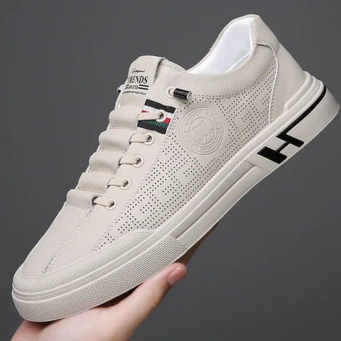 Men's Sneakers – Trendy Thick-Soled Breathable Skate Shoes for Autumn - Himpall