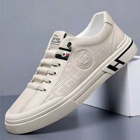 Men's Sneakers – Trendy Thick-Soled Breathable Skate Shoes for Autumn - Himpall