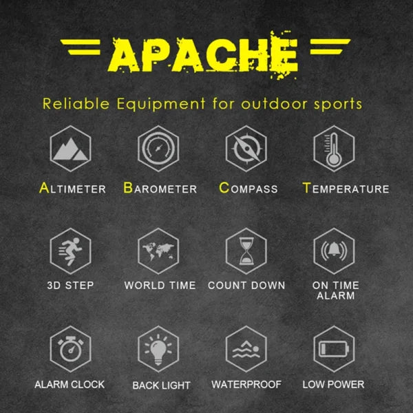 North Edge Men's Military Style Digital Sports Watch - Himpall
